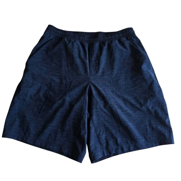 Lululemon mens Sz L heathered black gray pace breaker shorts 9" - Picture 1 of 7
